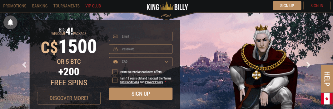 King Billy-Les meilleurs casinos en ligne Microgaming