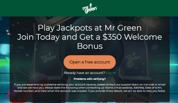 Jeux de Jackpot Mr Green