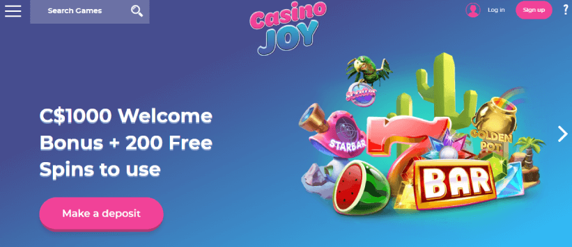Bonus et Promotions de Casino Joy
