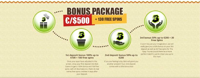 Forfaits de Bonus de Casino Bob