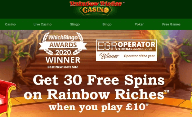 Rainbow Riches Fente