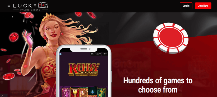 Lucky 247 casino-Interface de la plateforme