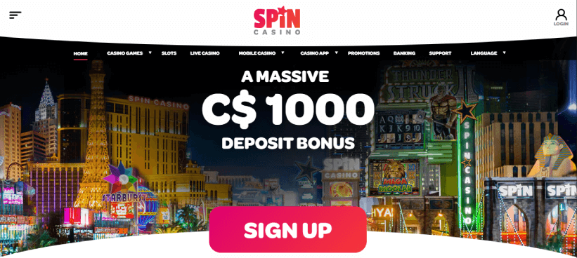 bonus de dépôt spin casino