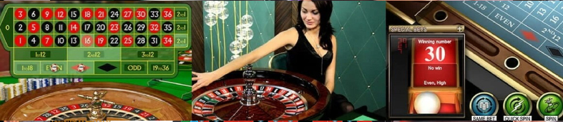 Caractéristiques roulette avec croupier en direct