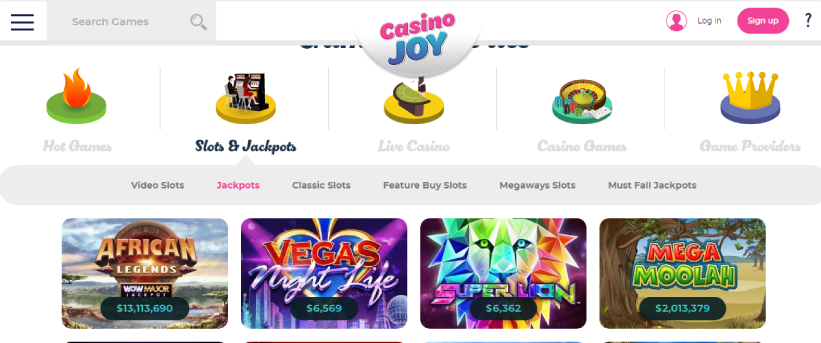 Machines à Sous et Jeux à Jackpot