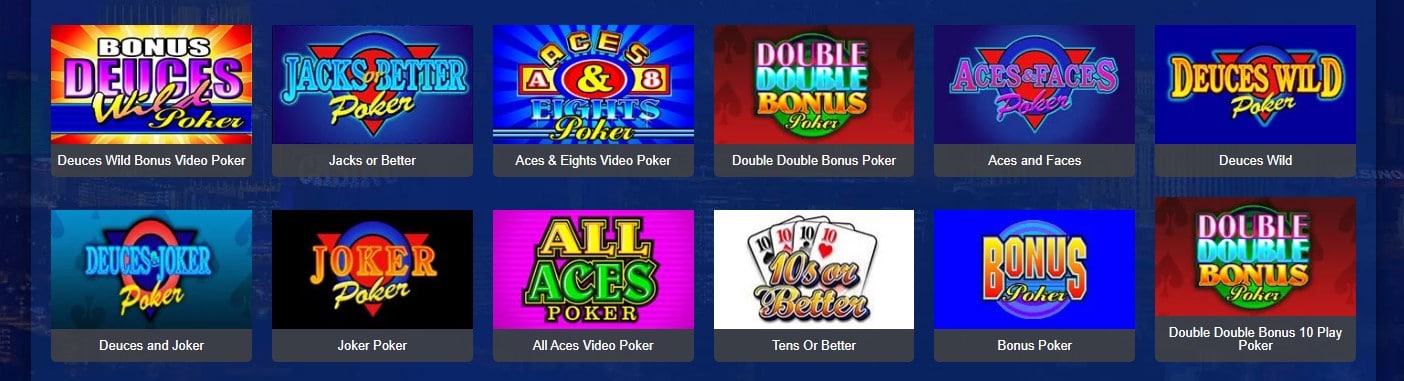 Valets de Vidéo Poker