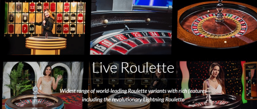 Roulette avec croupier en direct