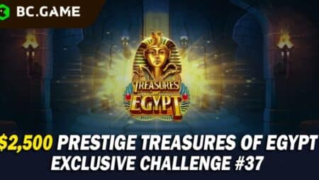 BC.Le JEU propose un défi de 2,5 k €avec Prestige Treasures of Egypt