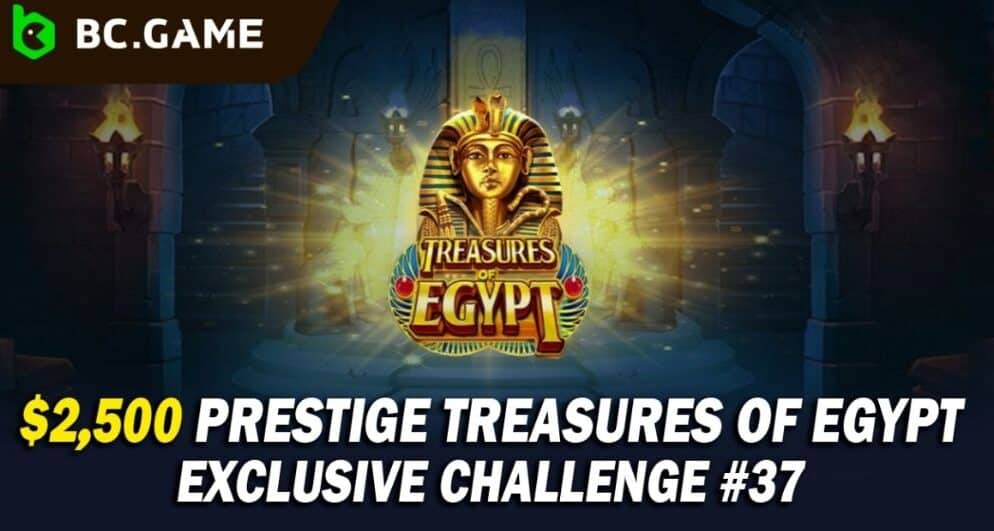 BC.Le JEU propose un défi de 2,5 k €avec Prestige Treasures of Egypt