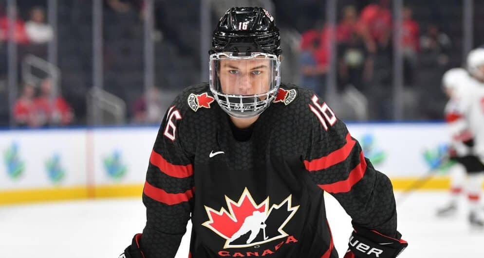Connor Bédard est sur le point de remporter l'or au Championnat mondial junior